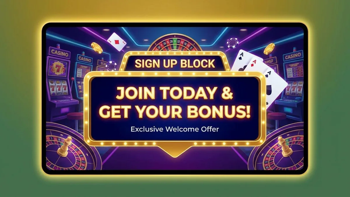 Sign Up With Bonus